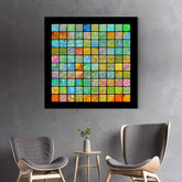 Al Asmaul Husna v2 Calligraphy Oil Painting Reproduction Canvas Print Islamic Wall Art - Islamic Wall Art Store